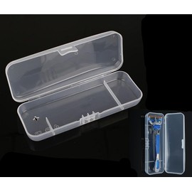 Transparent Shaving Box for Shaver Razor,Razor Protector Plastic Box Cover Container Storage for Manual System, Men Shaving Accessories