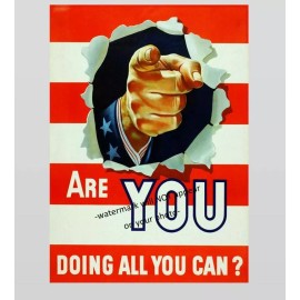 Uncle Sam Finger PHOTO World War 2 Recruitment Propaganda Poster 5x7 War Effort