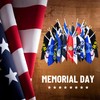 22 Pack All Branches Military Flags Set, Small Mini Armed