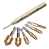 YIXISI 7 Pieces Countersink Drill Bits with Matic Centre, Hex