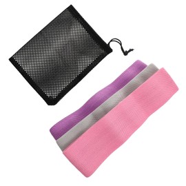 BESPORTBLE Hip Resistance Band Set Adjustable Fabric Squat Bands for Glutes Legs for Home Workouts Yoga