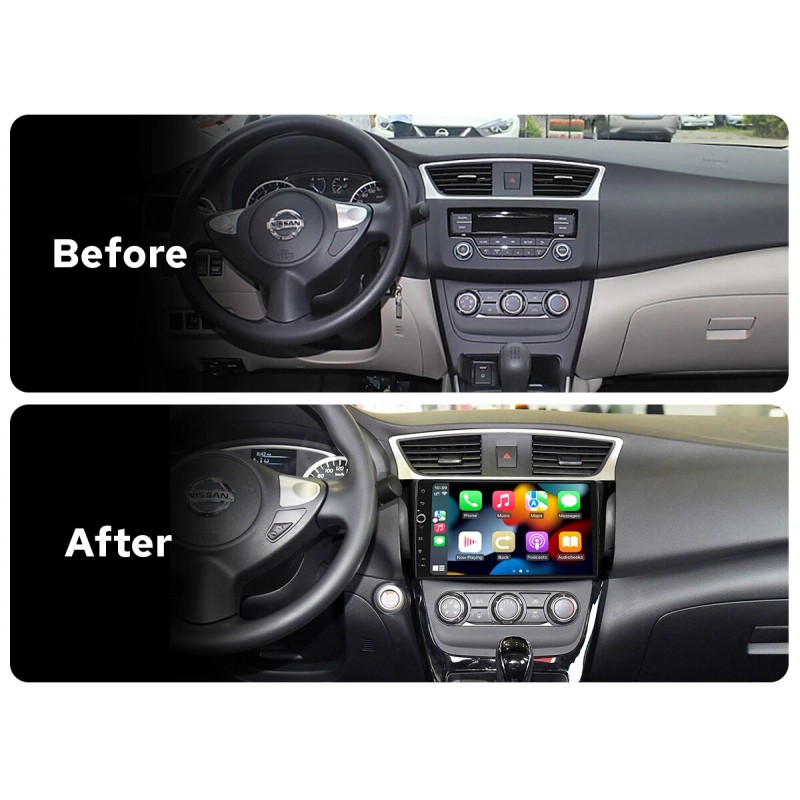 Fortdows Apple CarPlay For 2012-2019 Nissan Sentra Sylphy Android 13