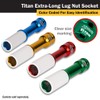 Titan 21122 1/2-Inch Drive x 22mm Non-marring Impact Extra-Long Lug