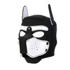 QUYUWOWO Neoprene Puppy Face Muzzle Dog Removable Full Head Hood
