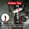 BFXM 2PCS Brake Caliper Hanger Caliper Hangers Hooks with Rubber