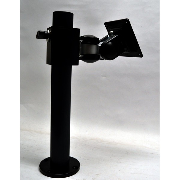 TABcare Metal Pole Display Desktop Stand Supports 75x75mm VESA (Black)