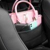 OtpOutopa Car Handbag Holder Between Seats, PU Leather Large Capacity
