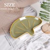 Ceramic Soap Dish with Drainage – Half Moon Soap Holder