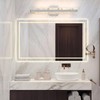 HAHZT Modern Bathroom Vanity Light: Brushed Nickel 27 inch 28W