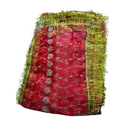 Kanjak MATA Ki Chunri Small Size/Mini Chunni for MATA Rani Set of 10 Chunnis for Navratri Puja/Navratra Pooja Chunari/Chunri/Dupatta Puja Chunni Set of 10 Pcs Red