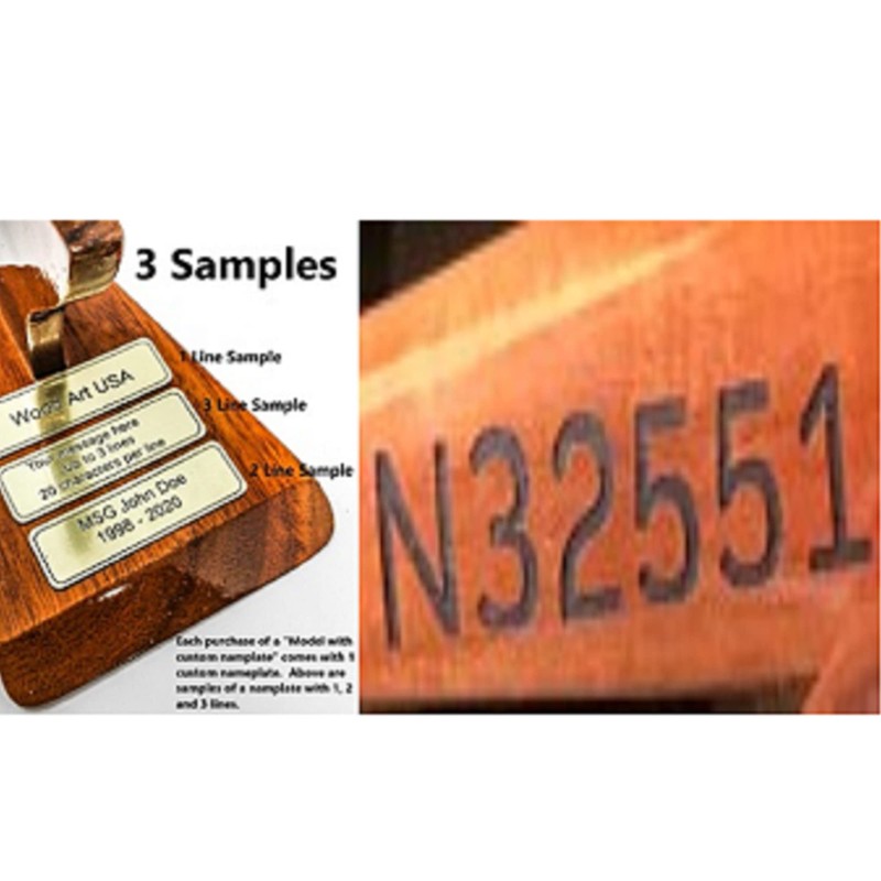 A3 Skywarrior Wood Model Airplane