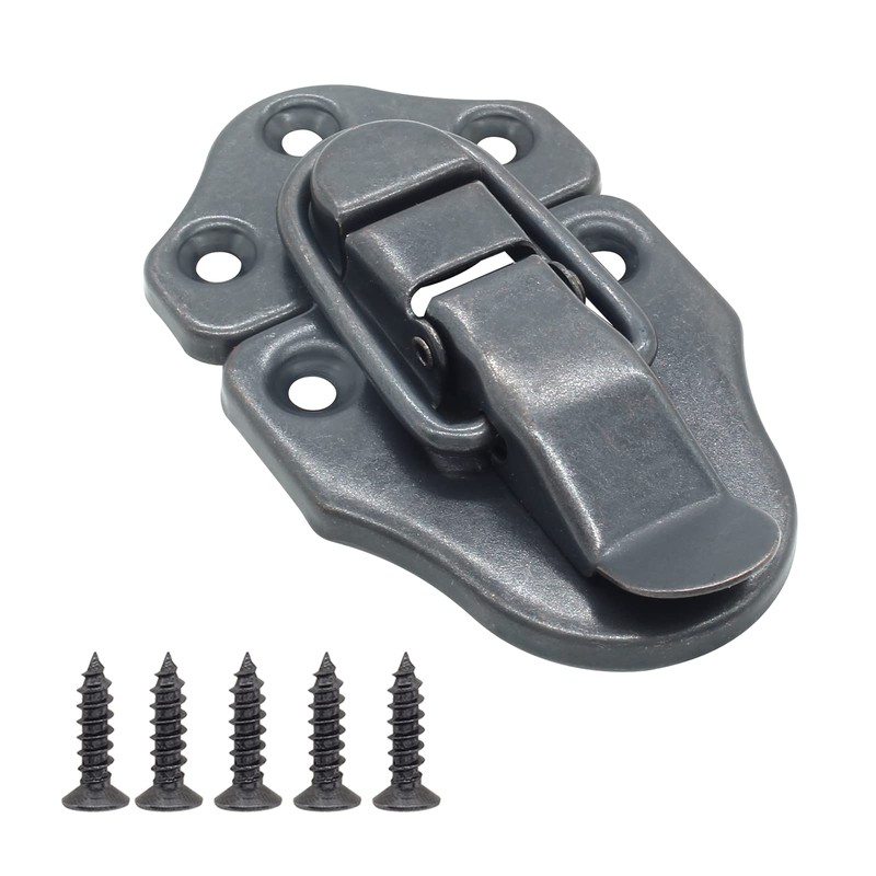 Cionyce 4 Pack Chest Latches Hardware Black Hasp Latch Vintage