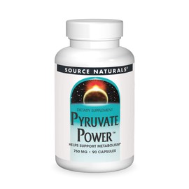 Source Naturals Pyruvate Power 750mg, 90 Capsules