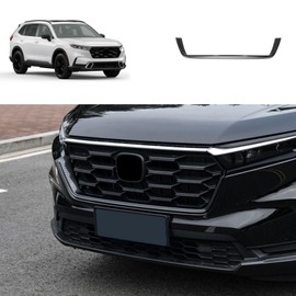 TERDARAY Front Grill Trim Compatible With Honda New CRV CR-V 2023 2024 2025 Front Bumper Grille Mesh Cover Trim Exterior Car Accessories ABS 1PCS(Carbon Fiber Style)