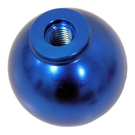12x1.25mm Threaded 5 Speed ROUND BALL Type R S Shift knob in BLUE Billet Aluminum for Toyota Camry Celica Corolla Scion xA xB tC Supra MR2 Matrix Paseo Echo Venza Yaris Avalon Solara Spyder Tercel Tiara 2000GT Tacoma Tundra 1970's TA22 TA23 TA27 TA28 RA2