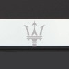 KA T304 Chrome Polished Maserati Logo Laser Etched Engraved license