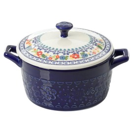 Pioneer Woman Floral 6.25-Inch Casserole with Lid, Set of 4