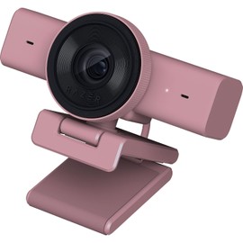 Razer Kiyo V2 X Streaming Webcam: 1440p 60 FPS - Auto Focus - Built-in Microphone - Wide Angle Lense - Integrated Privacy Shutter - Works with OBS, Xsplit, Streamlabs, Discord, Zoom, Teams - Pink