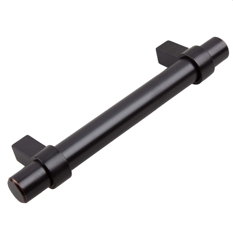 GlideRite Hardware 4006-96-ORB-1 3.75 inch CC Solid Euro Bar Pulls