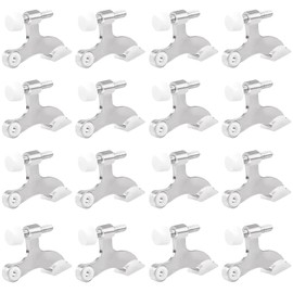 3Pcs Silver Hinge Pin Door Stoppers - Adjustable Heavy Duty Door Stopper (3)