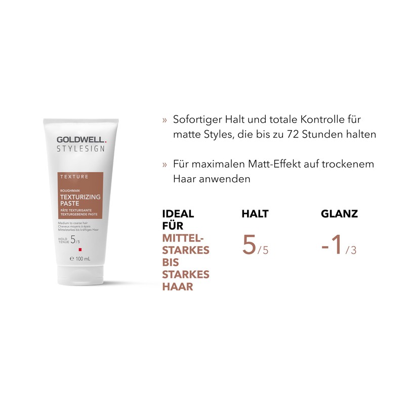 Stylesign Texture Roughman Texture Paste, Ideal for Medium to Strong