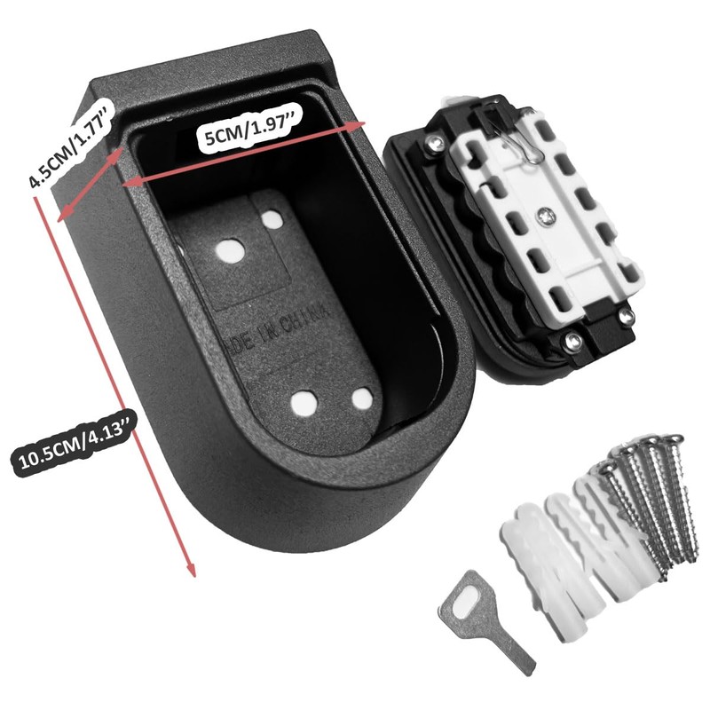 Key Lock Box Wall Mount, Lock Box for Keys with