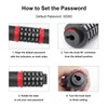 Bike Chain Lock, 5 Digit Combination Lock, 1.2 Meter (3.9FT)