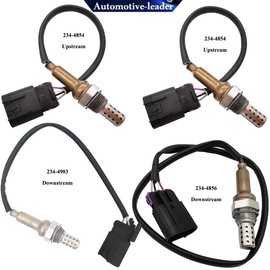 Automotive-leader 4Pcs Upstream Downstream Oxygen O2 Sensor for Hyundai Santa Fe 2007-2009 3.3L V6, for Hyundai Veracruz 2007-2012 3.8L V6 2 * 234-4854 234-4856 234-4903