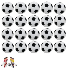 oooaooo Pack of 20 table football balls, table football balls, mini football, table football balls, football table, interactive gifts ball for boys, football decoration for children