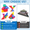 Tangram Magnetic IQ Puzzle Games Curious and Fun Travel Game