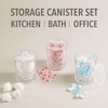 Godinger Storage Jars with Lids Set, Canister Set, Apothecary Jars,