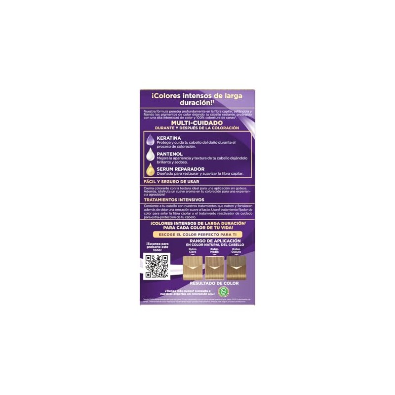 Palette Tinte para cabello Color Creme Rubio Claro 8-0, 50
