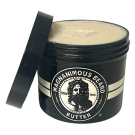 MAGNANIMOUS BEARD BUTTER (4 0Z) - "ALEXANDER" SCENT (MAHOGANY, COGNAC, BLOOD ORANGE, RED PEPPER, SAGE, BOURBON, & SANDALWOOD - THE NONE GREASIEST BEARD BUTTER ON THE PLANET, ZEUS APPROVED!