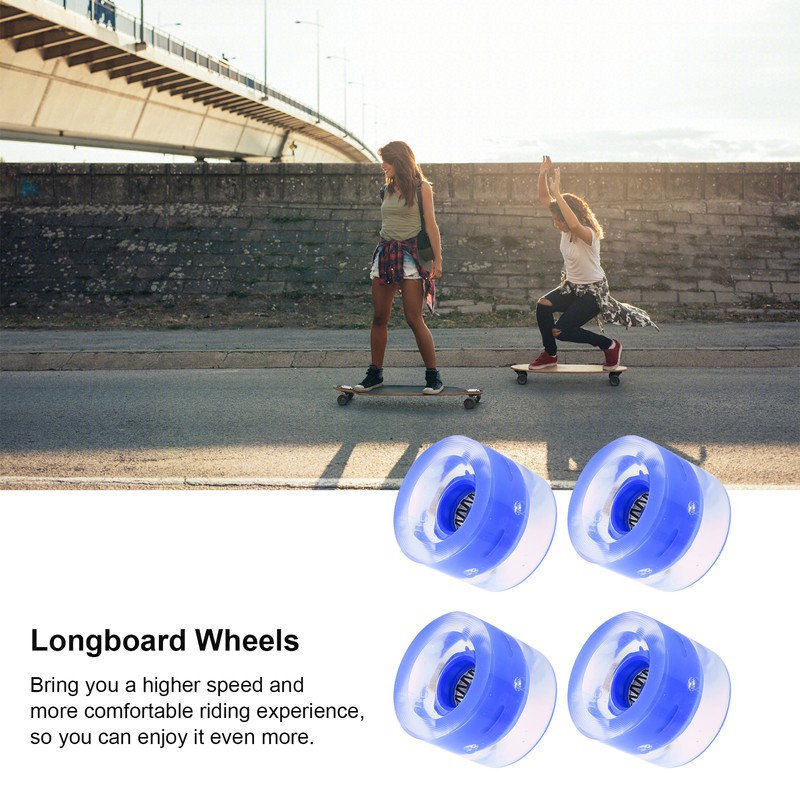 78A 60x45mm HighElastic Skateboard Flash Wheel PU Filling for Longboard