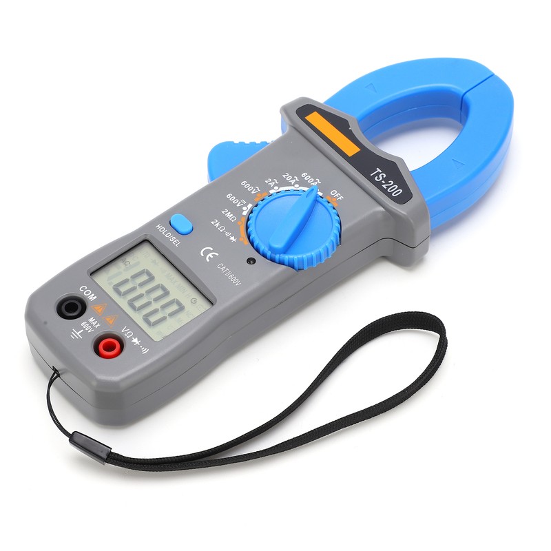 TS‑200 600A/600V High Accuracy Clamp Meter Anti Burn Multifunctional Digital