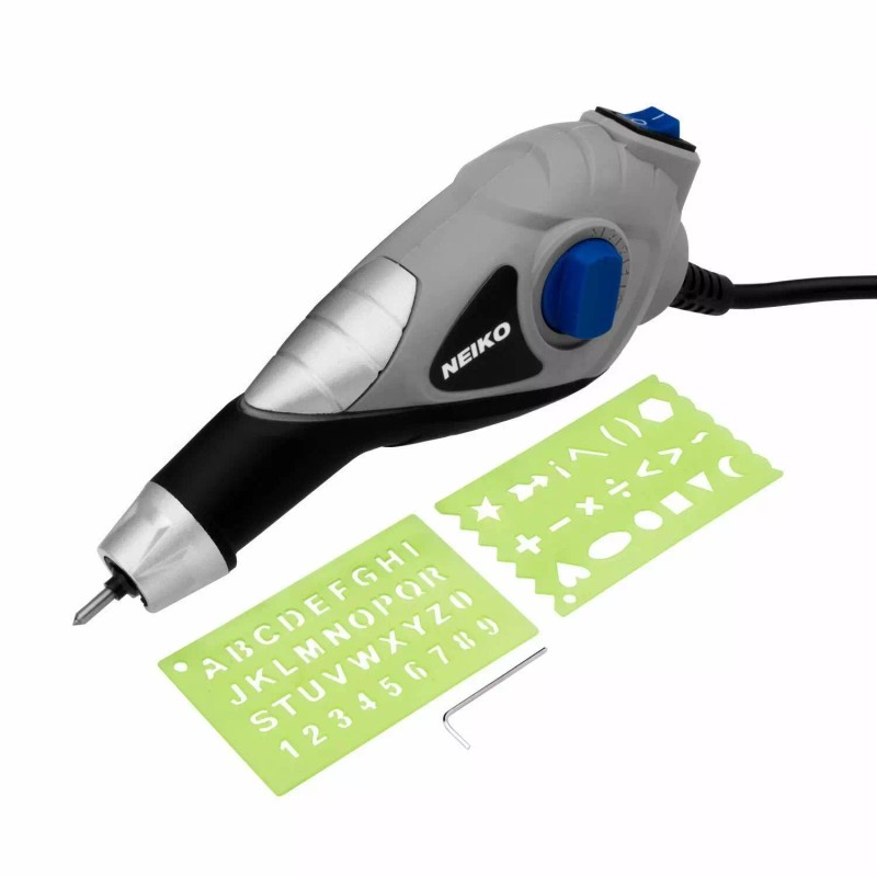 Neiko Handheld Electric Engraver, 120 Volts | Tungsten Carbide Tip