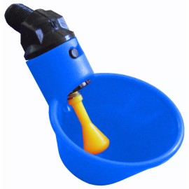 Rite Farm Products (10) AUTOMATIC WATERER DRINKER CUPS & 1/2" PVC TEE FITTING CHICKEN WATER POULTRY
