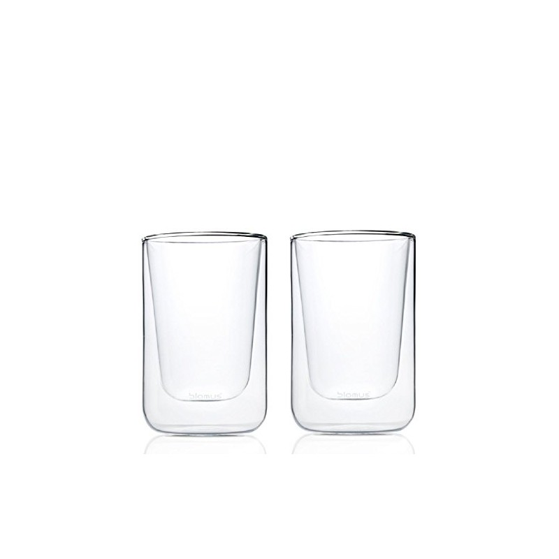 Blomus Set 2 Bicchieri per Cappuccino Nero (115 mm)