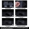 sourcing map Clear Display Case, Acrylic Box Assemble Dustproof Box