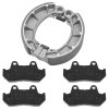 Caltric Front Brake Pads & Rear Shoes for Honda Gl500