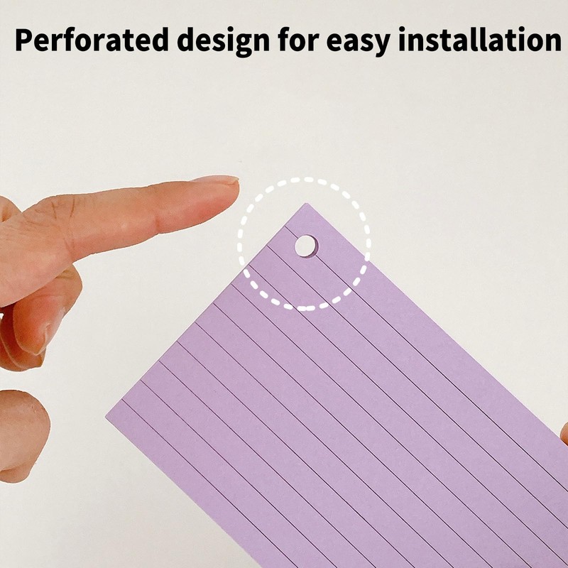 BCENG Pack of 500 Lined Index Cards 12.8 x 7.5