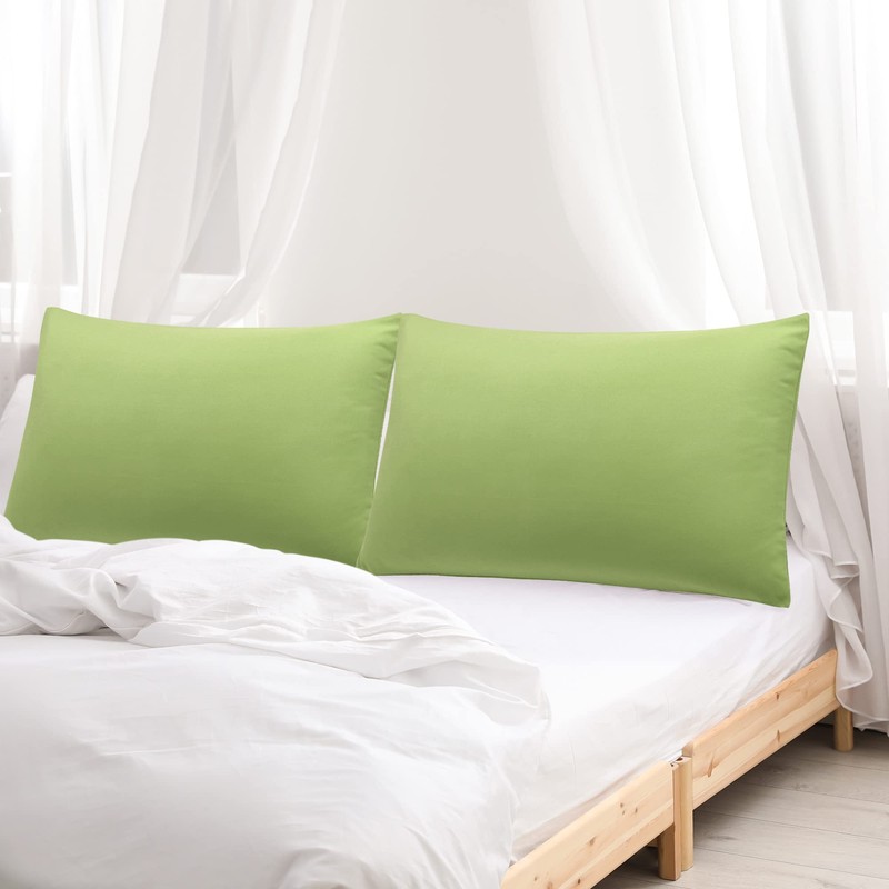 sourcing map 2 Pack Pillow Cases Soft 1800 Series Microfiber