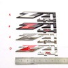 Yoaoo 2Pack OEM Chrome Red Z71 4x4 Emblems Badges Compatible