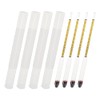 OLYCRAFT 4pcs Glass Hydrometer Alcohol 0-200 Proof and 0-100 Tralle