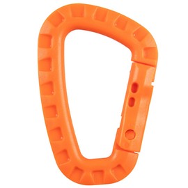 Paracord Planet Tac Link Clip Carabiner – Super Strong Molded Polymer Carabiner – Orange