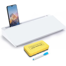 Eduway Desk Whiteboard Perfect for School, Office, and Home Use Includes 1 Marker & 1 Eraser Dry Erase Desktop Whiteboard with Drawer for Storage Ideal for Office Desk Organizer, Tasks & Notes.