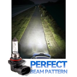 TIRARP 9006 Headlight Bulb 9006 Halogen Bulbs - Low Beam and High Beam - Super Bright OEM No Flashing 12V 55W 5000K Xenon White, 2 Pack