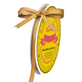 LEEQE LEEQE Old Gold Grosgrain Ribbon 1/4 inch X 50 Yards Old Gold Ribbon for Gift Package Wrapping Wreath Baby Shower and Other Projects