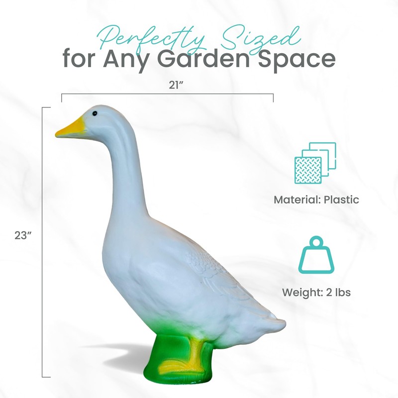 Union Products Goose Outdoor Lawn and Garden Statue, 23" Tall