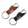 Mabor 2Pcs Metal Key Chain with Leather Heavy Duty Home